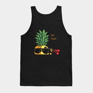 Heavy Metal Pineapple - Cute Funny Tank Top